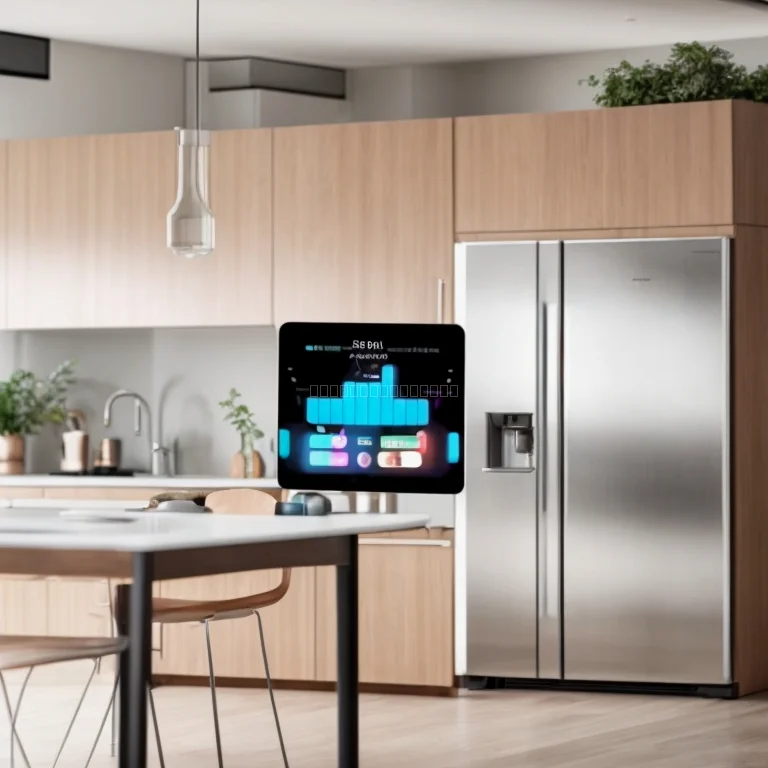 スマートAIデバイスが並んだリビングルームのイメージ